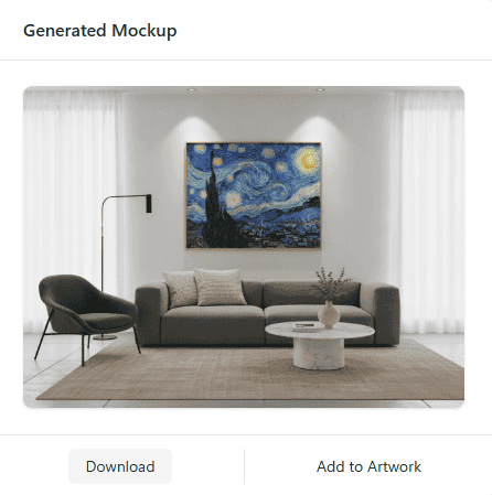 AI Mockup Generated