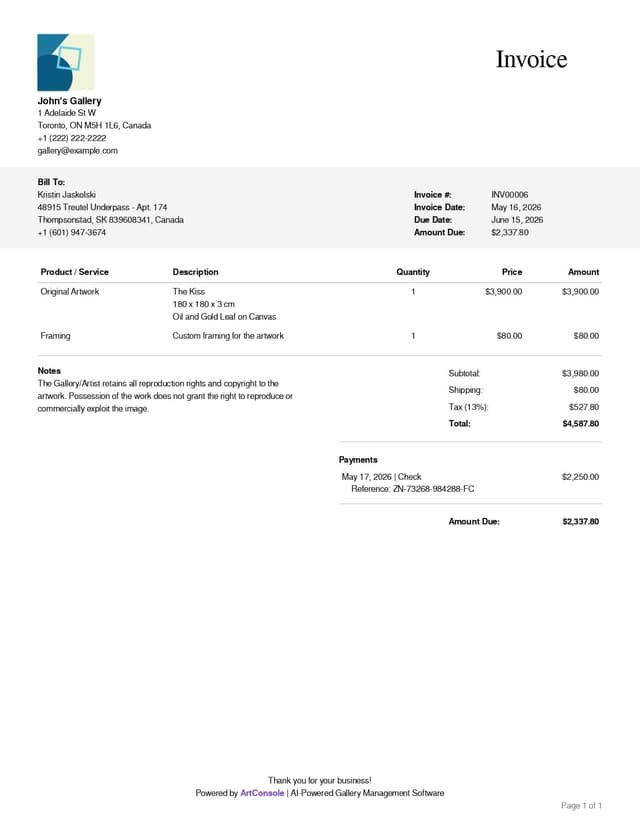 Invoice
